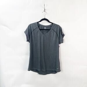 2/$30 Everlast XL Womens Dark Gray V-Neck Athletic Tee Shirt